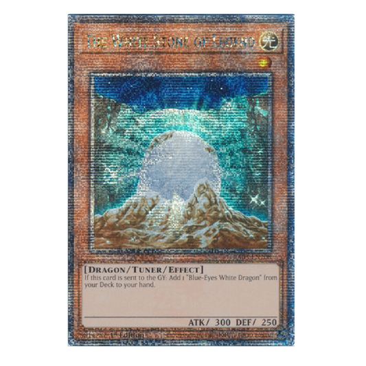 The White Stone of Legend - RA01-EN208 - Quarter Century Secret Rare - 1st Edition