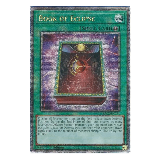 Book of Eclipse - RA02-EN054 - Quarter Century Secret Rare - 1st Edition