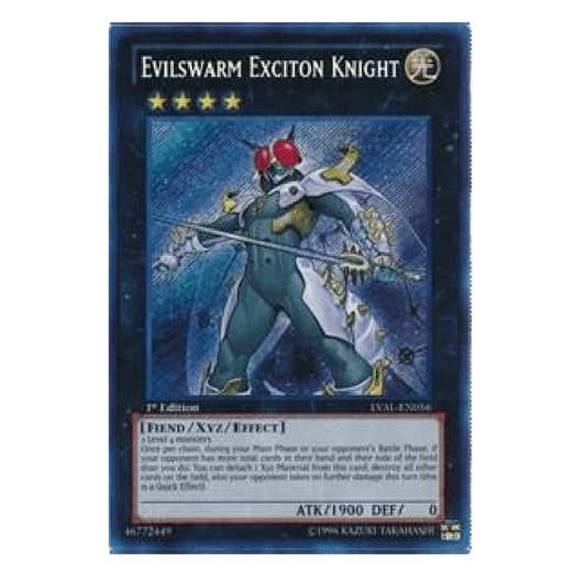 Evilswarm Exciton Knight - LVAL-EN056 - Secret Rare - Unlimited Edition