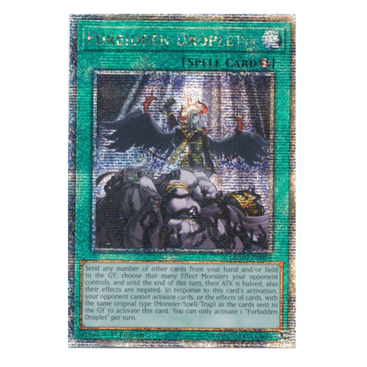 Forbidden Droplet - RA01-EN064 - Quarter Century Secret Rare - 1st Edition