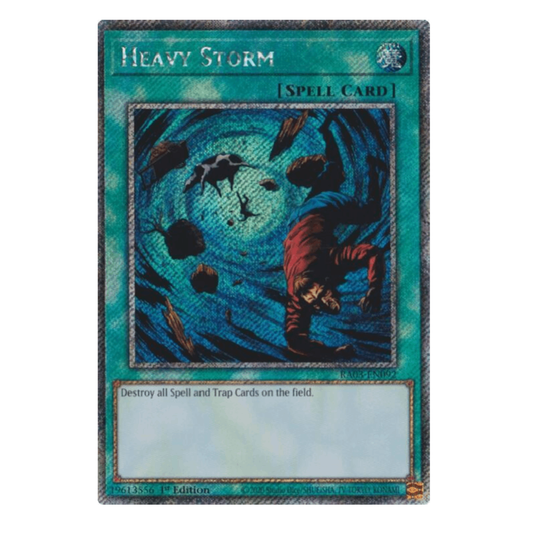 Heavy Storm - RA03-EN092 - Platinum Secret Rare - 1st Edition