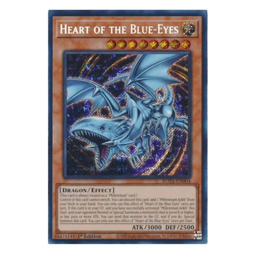 Heart of the Blue-Eyes - ROTA-EN004 - Secret Rare - 1st Edition