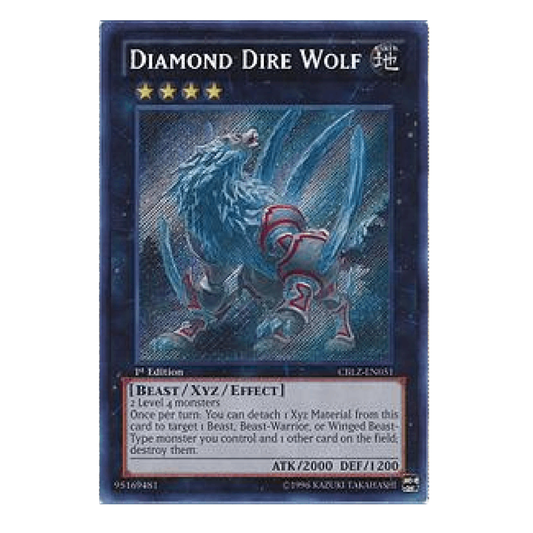 Diamond Dire Wolf - CBLZ-EN051 - Secret Rare - Unlimited Edition