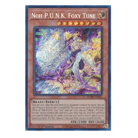 Noh-P.U.N.K. Foxy Tune - BLMR-EN063 - Secret Rare - 1st Edition