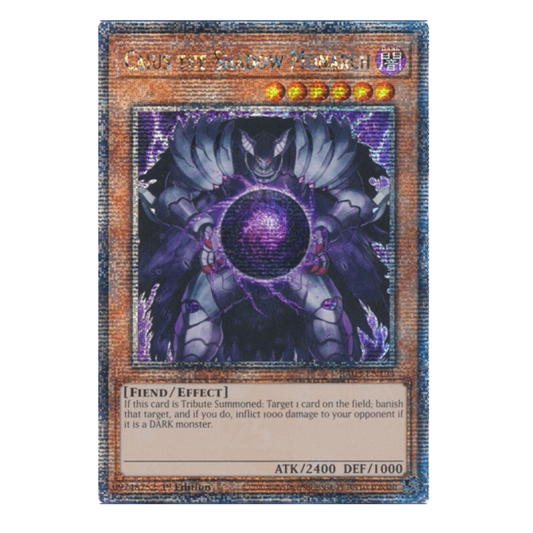 Caius the Shadow Monarch - RA03-EN194 - Quarter Century Secret Rare - 1st Edition