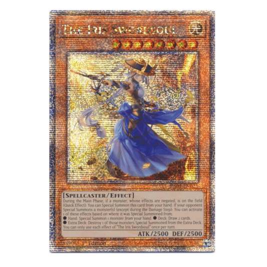 The Iris Swordsoul - RA01-EN023 - Quarter Century Secret Rare - 1st Edition