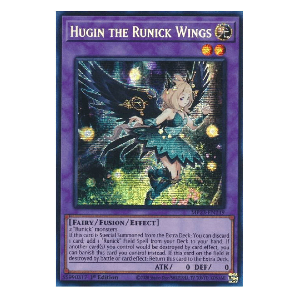 Hugin The Runick Wings - MP23-EN249 - Secret Rare - 1st Edition