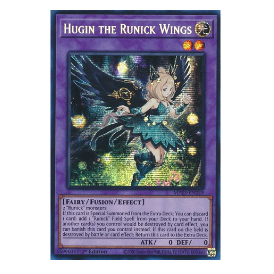 Hugin The Runick Wings - MP23-EN249 - Secret Rare - 1st Edition
