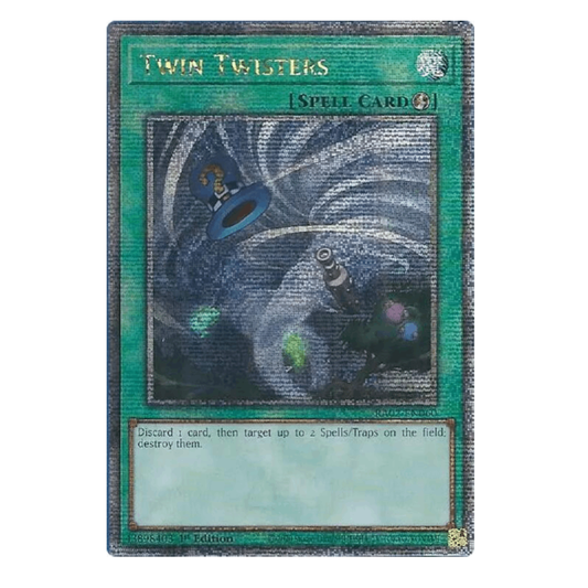 Twin Twisters - RA02-EN060 - Quarter Century Secret Rare - 1st Edition