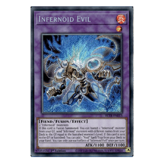 Infernoid Evil - BLTR-EN013 - Secret Rare - 1st Edition
