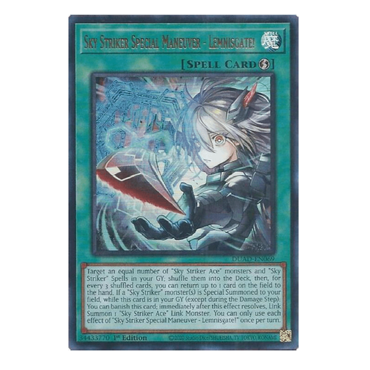 Sky Striker Special Maneuver - Lemnisgate! - DUAD-EN069 - Ultra Rare - 1st Edition