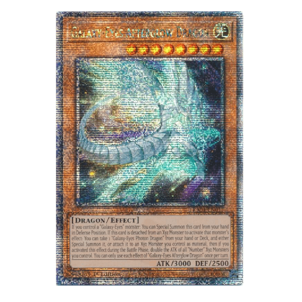 Galaxy-Eyes Afterglow Dragon - RA01-EN017 - Quarter Century Secret Rare - 1st Edition