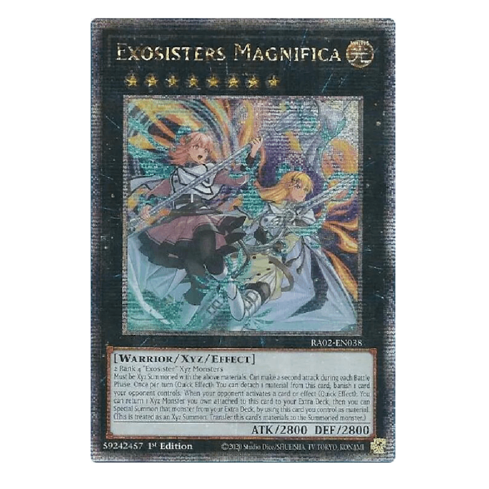 Exosisters Magnifica - RA02-EN038 - Quarter Century Secret Rare - 1st Edition