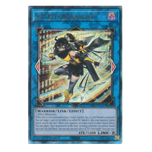 S:P Little Knight - RA03-EN049 - Prismatic Ultimate Rare - 1st Edition