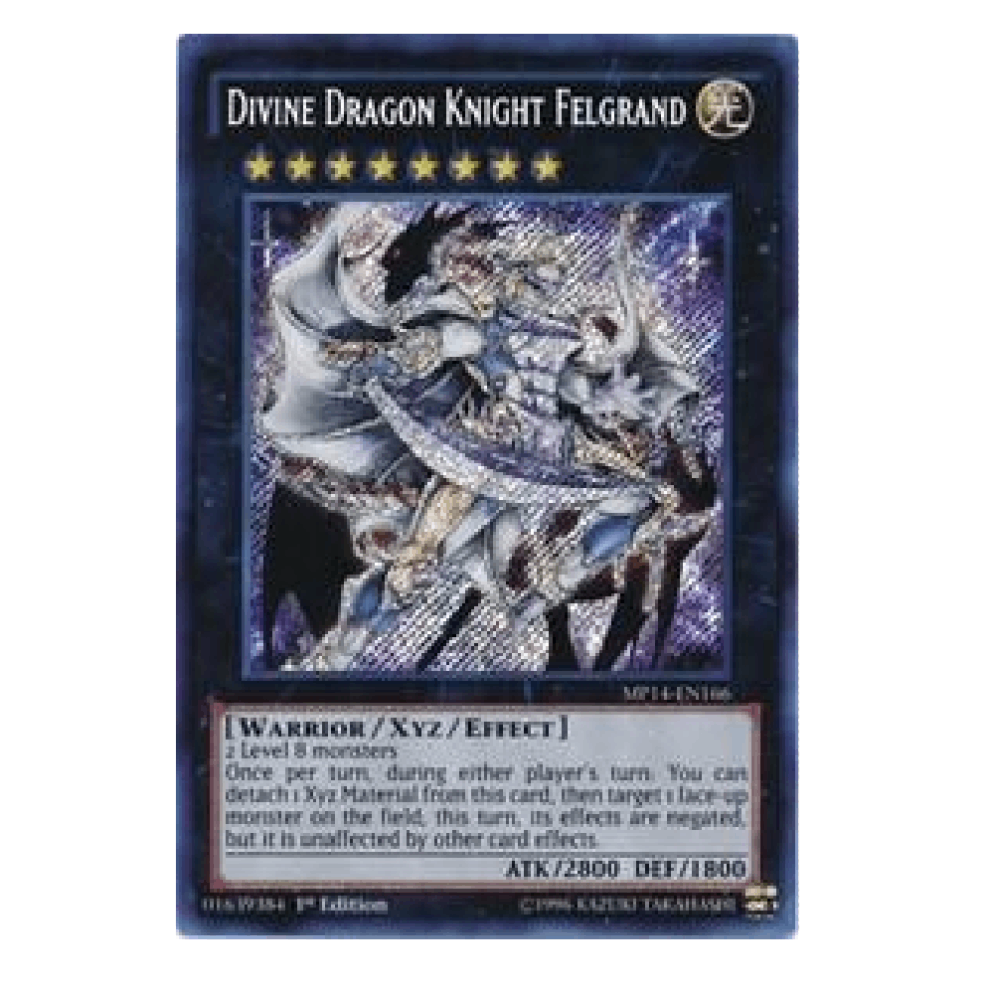Divine Dragon Knight Felgrand - MP14-EN166 - Secret Rare - 1st Edition