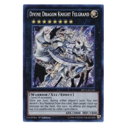 Divine Dragon Knight Felgrand - MP14-EN166 - Secret Rare - 1st Edition