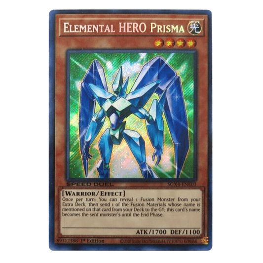 Elemental HERO Prisma - SGX4-ENE04 - Secret Rare - 1st Edition