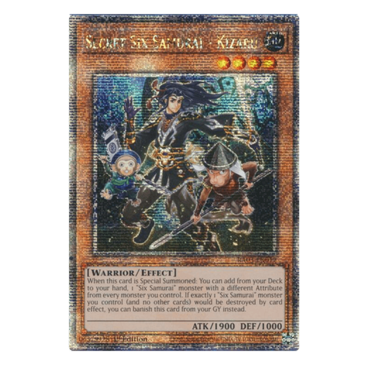 Secret Six Samurai - Kizaru - RA03-EN017 - Quarter Century Secret Rare - 1st Edition