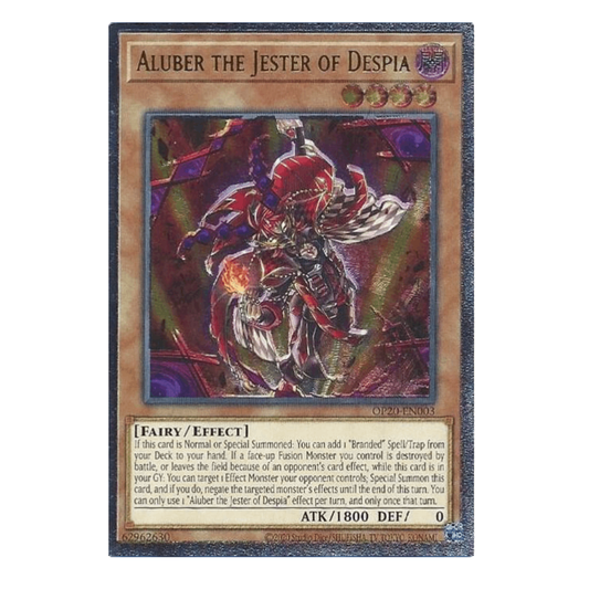 Aluber the Jester of Despia - OP20-EN003 - Ultimate Rare - Unlimited Edition