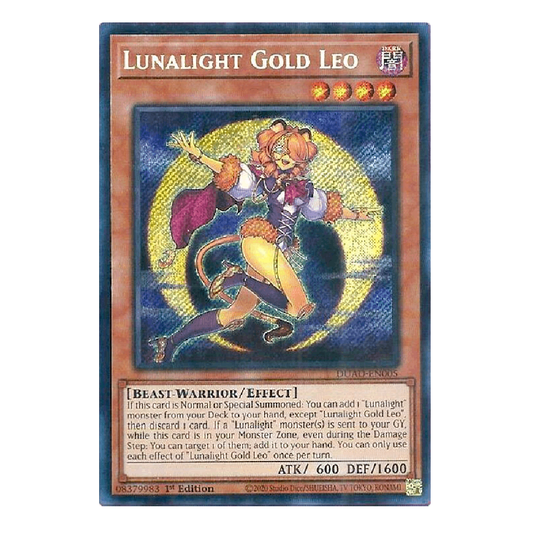 Lunalight Gold Leo - DUAD-EN005 - Secret Rare - 1st Edition