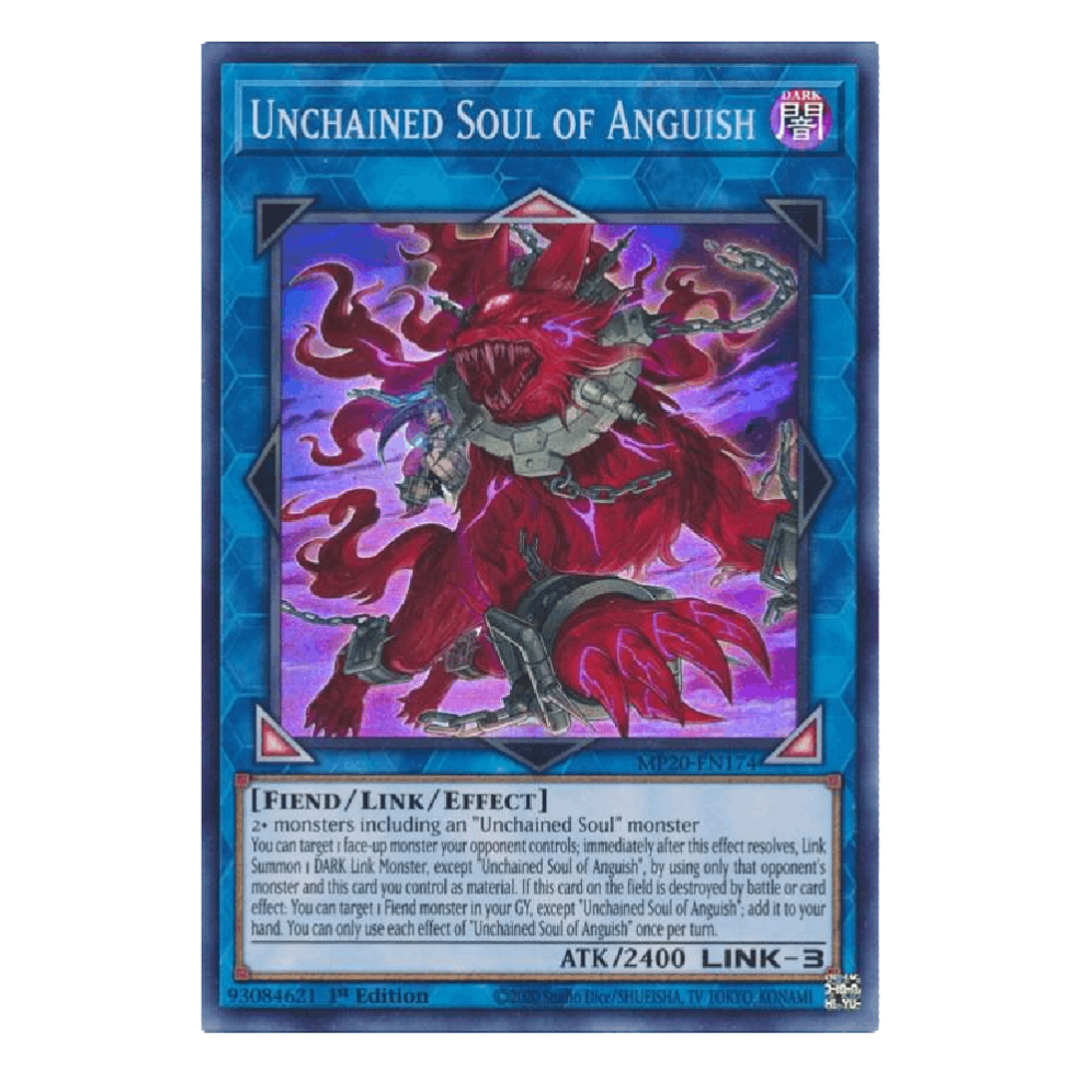 Unchained Soul of Anguish - MP20-EN174 - Super Rare - 1st Edition