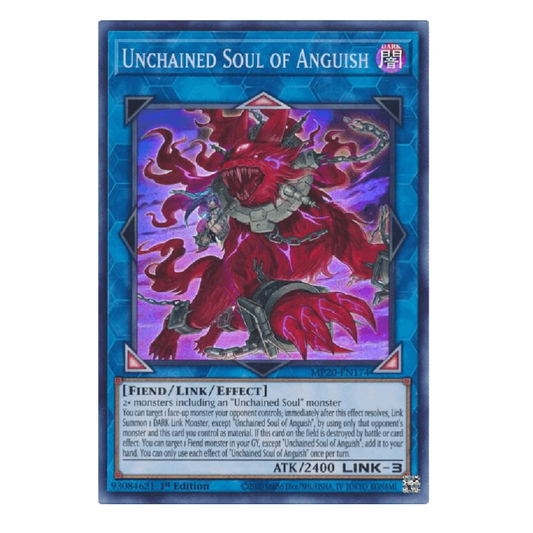 Unchained Soul of Anguish - MP20-EN174 - Super Rare - 1st Edition