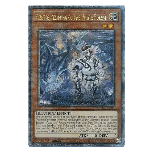 Elzette, Azamina of the White Forest - SUDA-EN008 - Quarter Century Secret Rare - 1st Edition