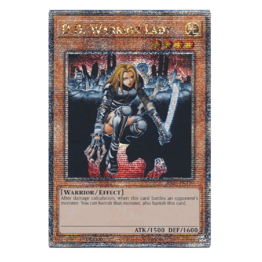 D.D. Warrior Lady - RA03-EN129 - Quarter Century Secret Rare - 1st Edition