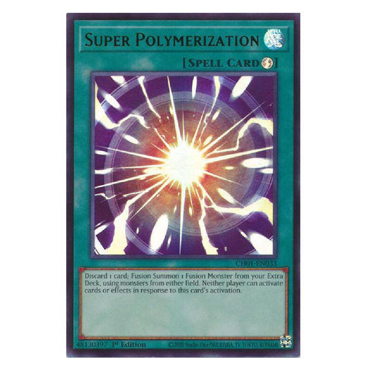 Super Polymerization - CH01-EN033 - Ultra Rare - 1st