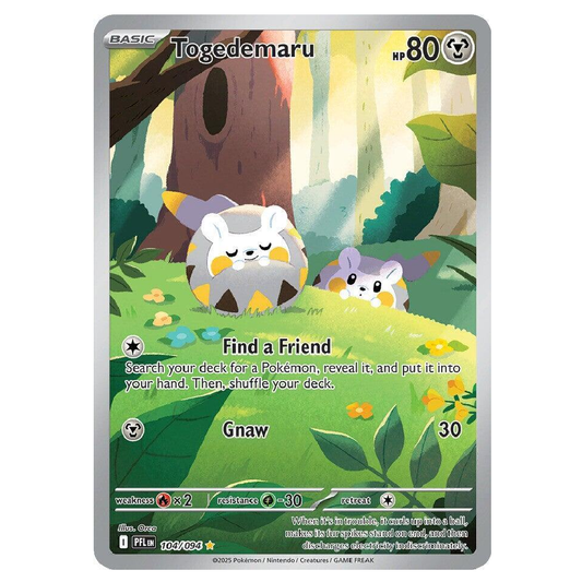 Togedemaru - PFL 104/094 - Illustration Rare  - 1st