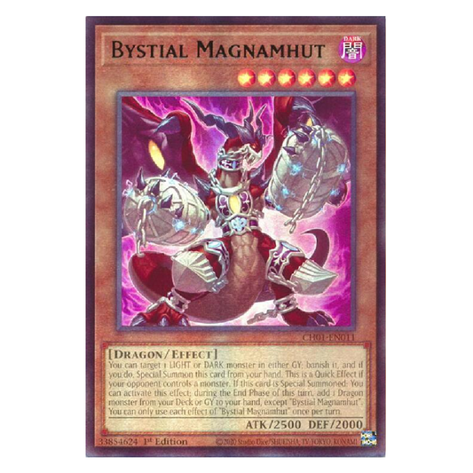 Bystial Magnamhut - CH01-EN011 - Super Rare - 1st