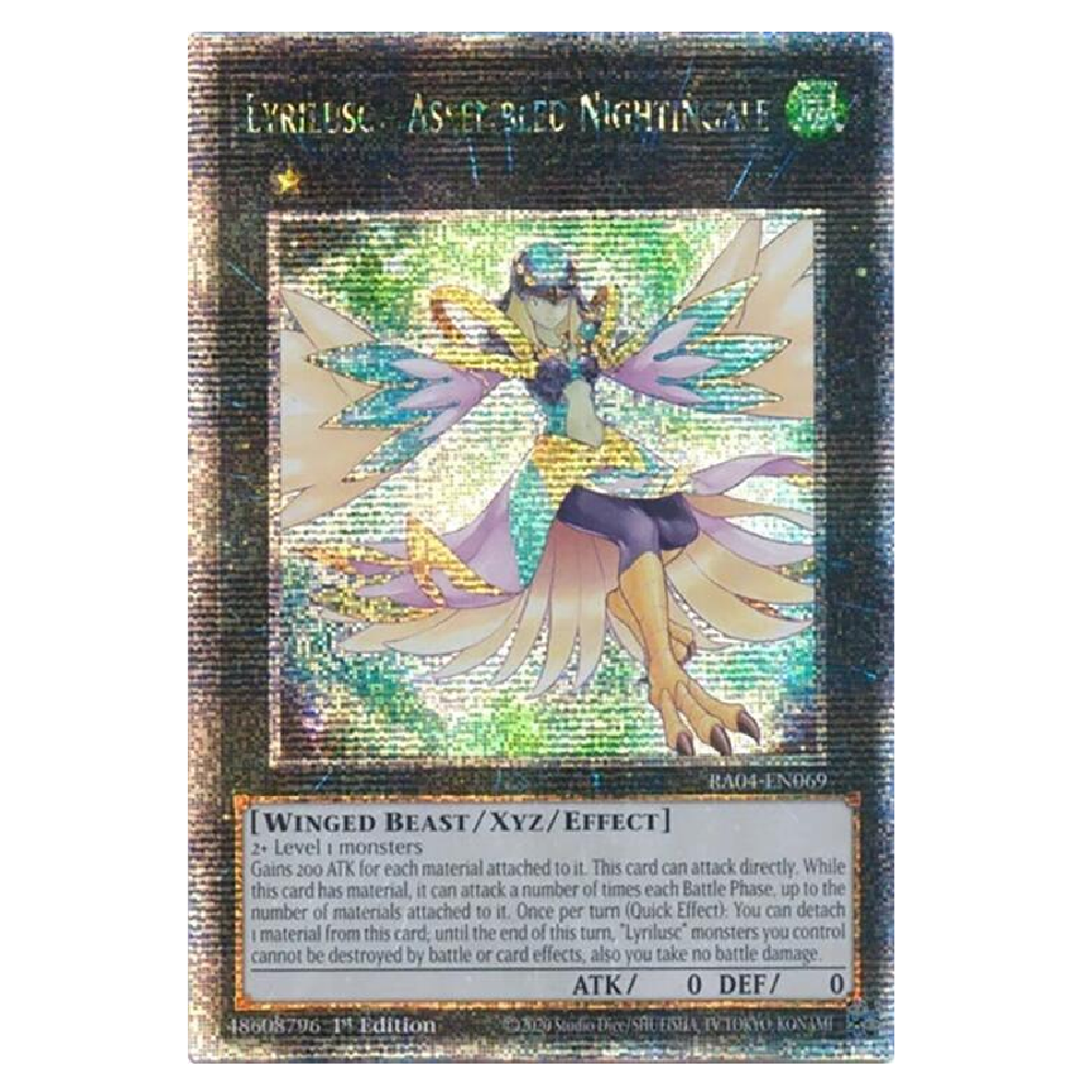 Lyrilusc - Assembled Nightingale - RA04-EN069 - Quarter Century Secret Rare - 1st