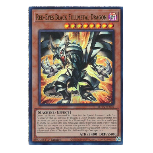 Red-Eyes Fullmetal Dragon - ROTA-EN005 - Ultra Rare - 1st Edition