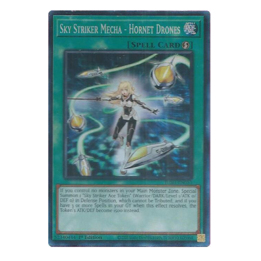 Sky Striker Mecha - Hornet Drones - JUSH-EN053 - Collector's Rare - 1st Edition