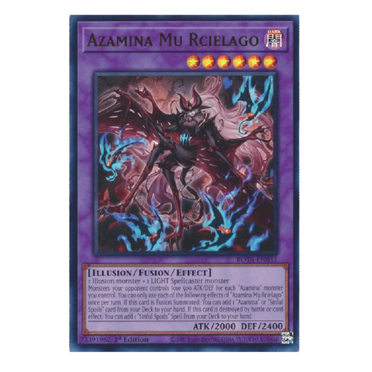 Azamina Mu Rcielago - ROTA-EN031 - Ultra Rare - 1st Edition