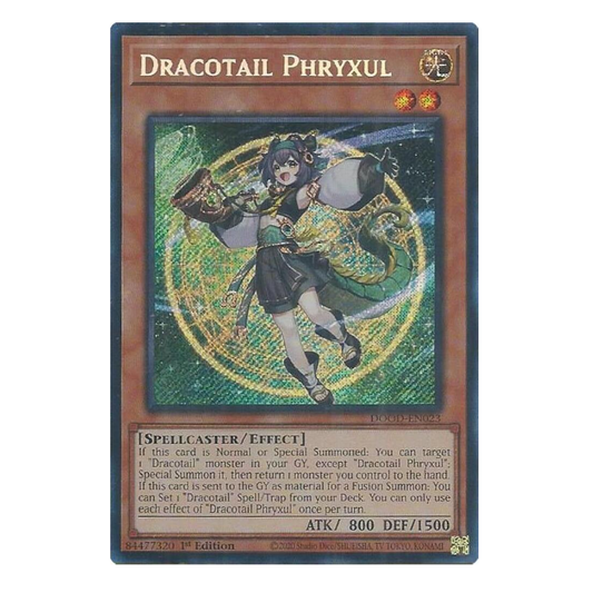 Dracotail Phryxl - DOOD-EN023 - Secret Rare - 1st Edition