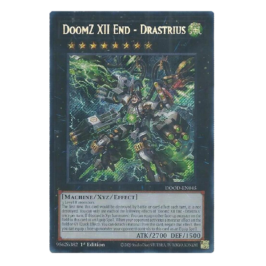 DoomZ XII End - Drastrius - DOOD-EN045 - Secret Rare - 1st Edition
