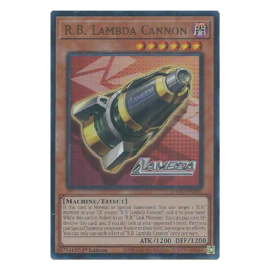 R.B. Lambda Cannon - DOOD-EN090 - Ultra Rare - 1st Edition