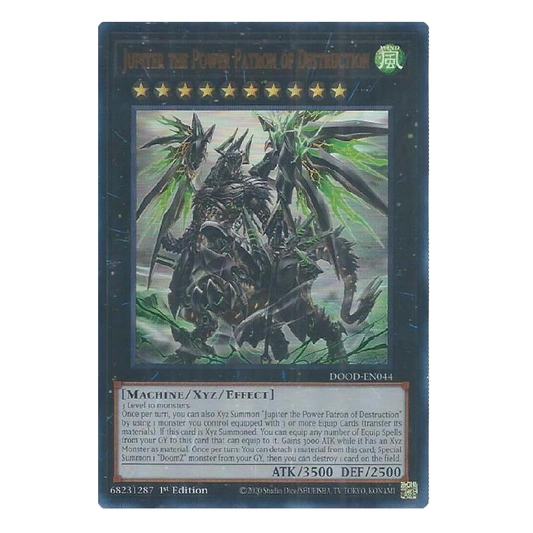 Jupiter The Power Patron of Destruction - DOOD-EN044 - Ultra Rare - 1st Edition