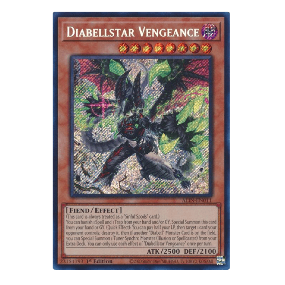 Diabellstar Vengeance - ALIN-EN011 - Secret Rare - 1st Edition