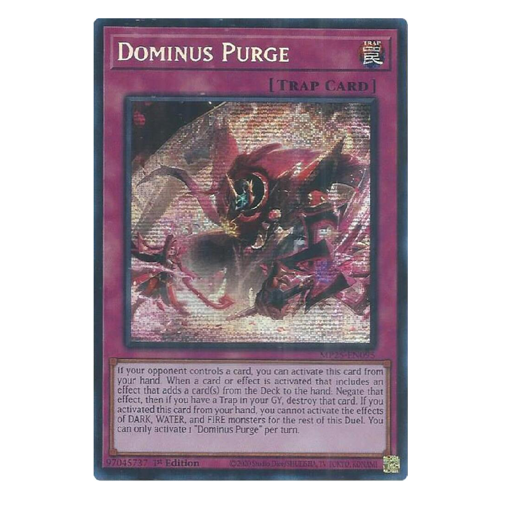 Dominus Purge - MP25-EN095 - Prismatic Secret Rare - 1st Edition