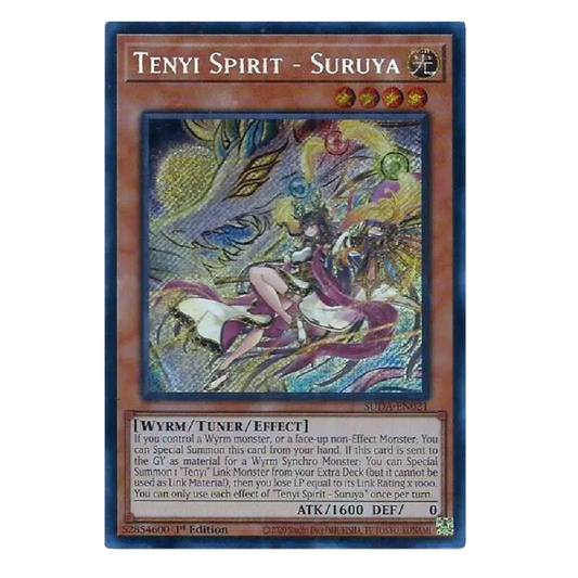 Tenyi Spirit - Suruya - SUDA-EN021 - Secret Rare - 1st Edition