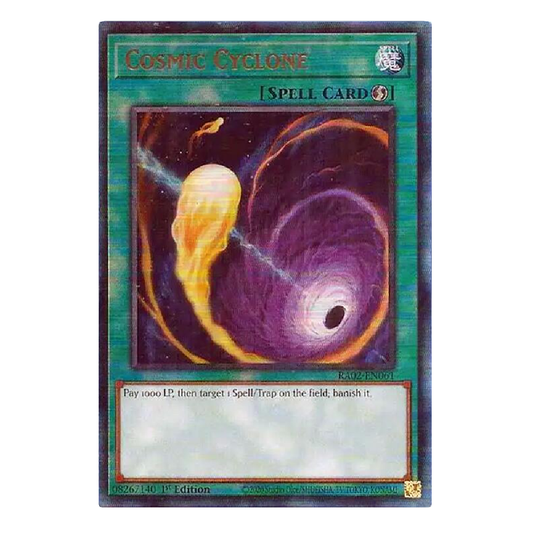 Cosmic Cyclone - RA02-EN061 - Prismatic Ultimate Rare - 1st Edition