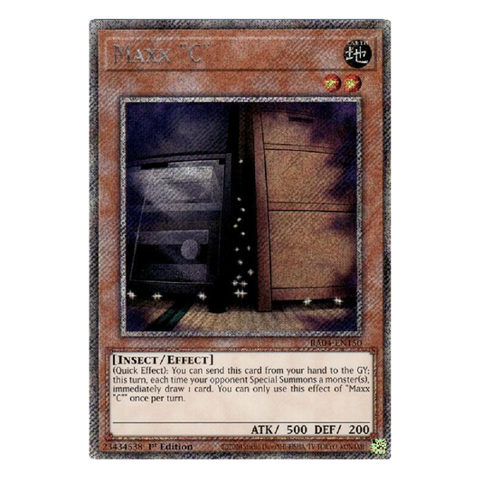 Maxx "C" - RA04-EN150 - Platinum Secret Rare - 1st Edition