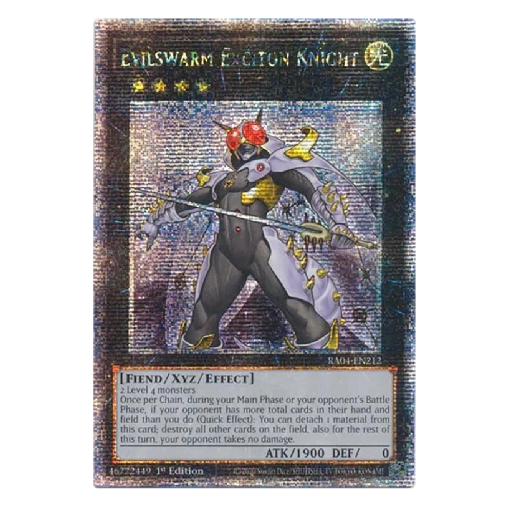 Evilswarm Exciton Knight - RA04-EN212 - Quarter Century Rare - 1st Edition