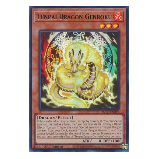 Tenpai Dragon Genroku - INFO-EN019 - Ultra Rare - 1st Edition
