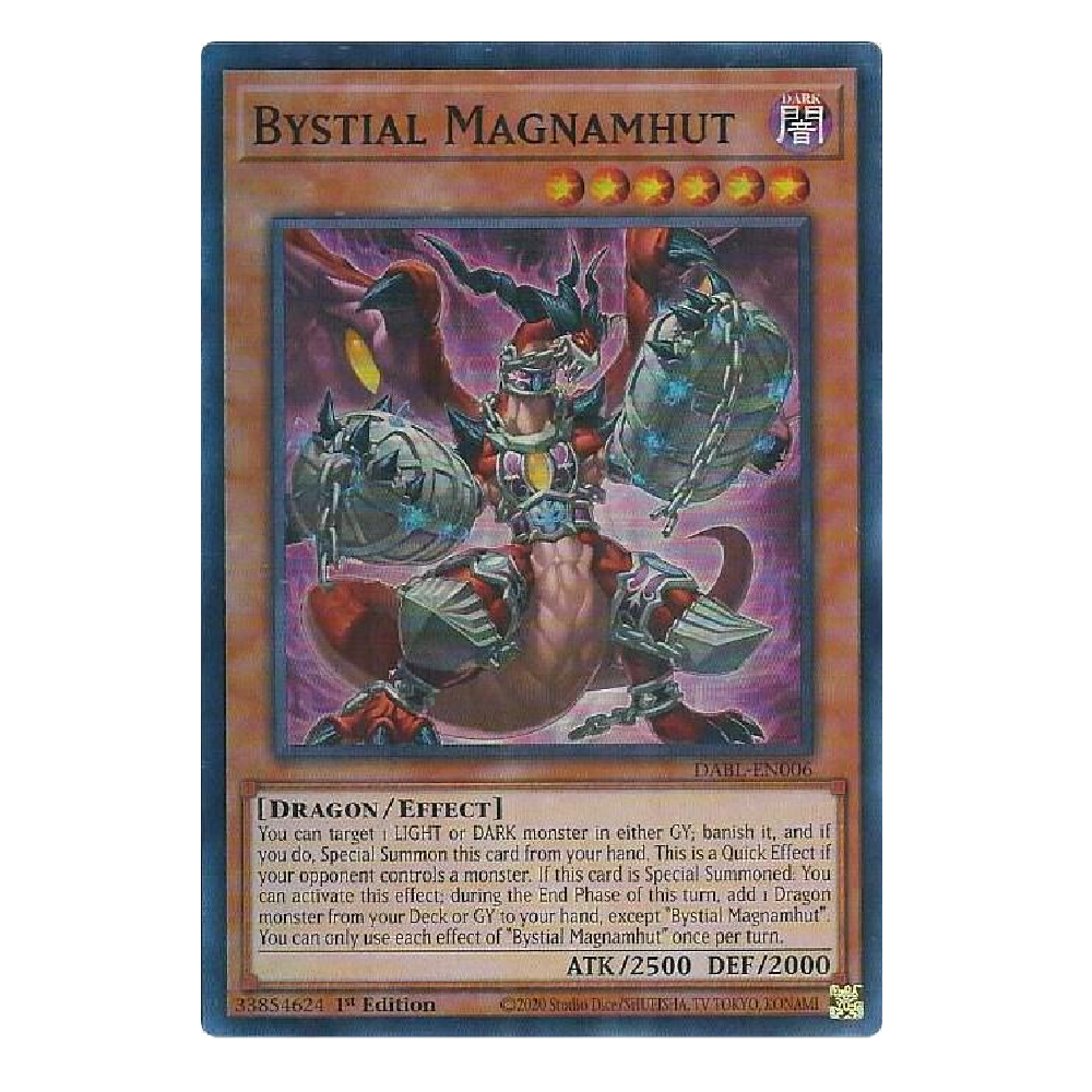 Bystial Magnamhut - DABL-EN006 - Super Rare - 1st Edition