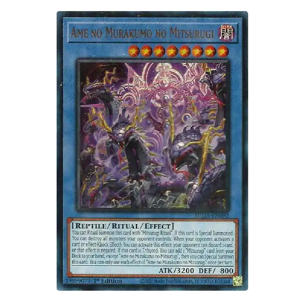 Ame No Murakumo No Mitsurugi - SUDA-EN092 - Ultra Rare - 1st Edition