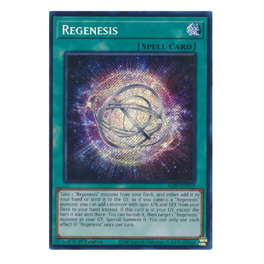Regenesis - ALIN-EN059 - Secret Rare - 1st Edition