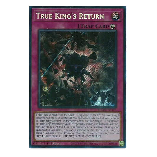 True King's Return - BLMM-EN176 - Secret Rare - 1st Edition